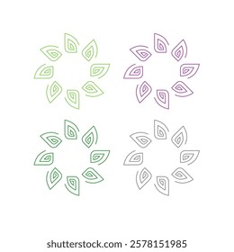 NATURAL BIO ECO PRODUCT BADGE SIGN SYMBOL VECTOR