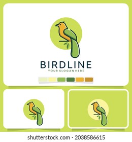 natural bird , line art , logo design inspiration