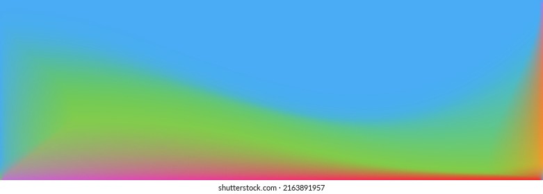 Natural Blank Wavy Gradient Mesh. Ocean  Rainbow Original Background. Color Multicolor Modern Design Backdrop. Vibrant Vivid Wavy Gradient Mesh. Water Sea Bright Smooth Surface Illustration.
