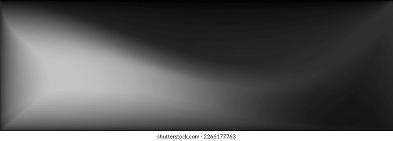 Natural Blank Wavy Gradient Mesh. Black and white Wavy Gradient Mesh. Vibrant Smooth Surface Illustration. Silver Metallic Smooth Surface Backdrop. Monochromatic  Grey Original Background.