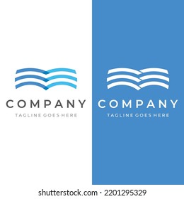 Natural blue pure aqua water logotype.Aqua abstract design with outline.Drinking or mineral water sign icon.