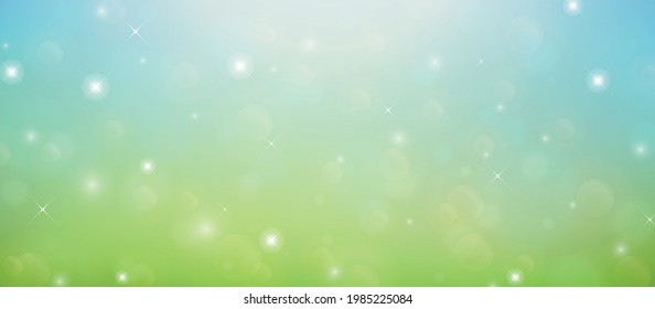 Natürlicher Bokeh-Hintergrund. Vektorgrafik.