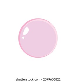 Natural bubble icon logo vector