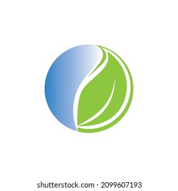 Vector de icono de burbuja natural