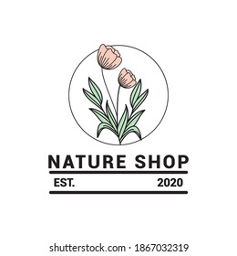 Natural Business Logo Collection In Minimal Style Vector Template.
