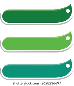 Natural button assets for multimedia, website, game