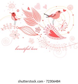 natural card of love