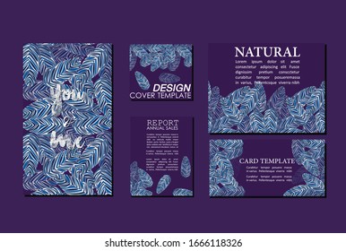 Natural card template vector illustration design wallpaper background