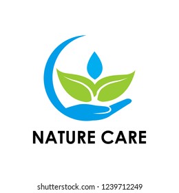 Natural Care Logo Template