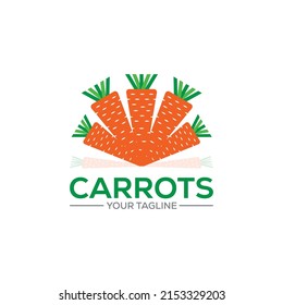 Natural Carrot Icon Vector Illustration, Vitamin, Healthcare And Pure Food