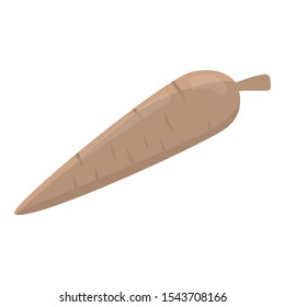 Natural cassava icon. Isometric of natural cassava vector icon for web design isolated on white background