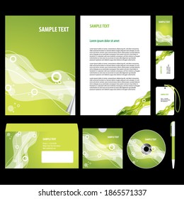 Natural CD album cover design template