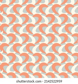 Natural chic boho geometric shape seamless pattern in ditzy style. Hand drawn organic fashion print. Modern summer nature geo in trendy vintage country cottagecore color. 