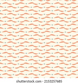 Forma geométrica de boho chic y natural sin fisuras en un estilo acogedor. Huella de moda orgánica dibujada a mano. Moderna geo de la naturaleza de verano en el moderno color de casa de campo vintage. 