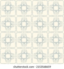 Forma geométrica de boho chic y natural sin fisuras en un estilo acogedor. Huella de moda orgánica dibujada a mano. Moderna geo de la naturaleza de verano en el moderno color de casa de campo vintage. 