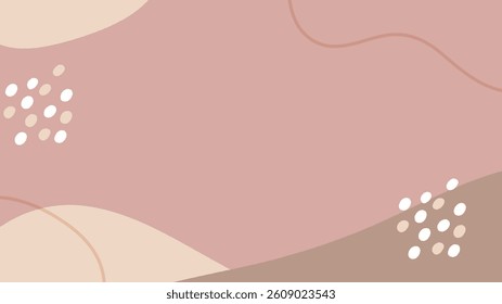 Natural and chic title frame
