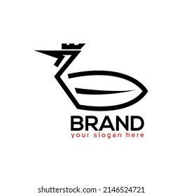 Natural Chicken logo vector. Flat design. Vector Illustration on white background.