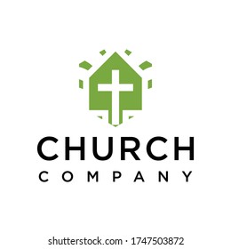 natural church vector template logo