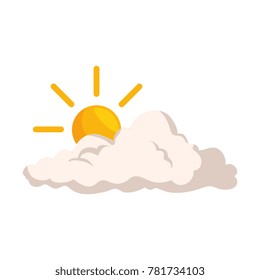 natural cloud with sun