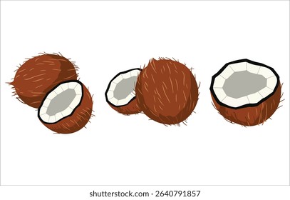 Natural coconut oil bottle vector illustration. Beauty and cooking ingredient isolated artwork.