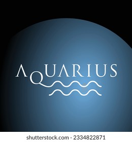 The natural color of Aquarius, which is represented by the planet Uranus and has the element of air.
