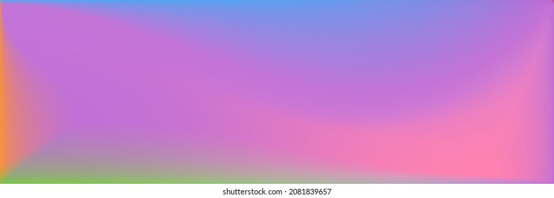 Natural Color Smooth Surface Backdrop. Water  Ocean Office Background. Sea Multicolor Wavy Gradient Mesh. Rainbow Blank Bright Blurred Texture Illustration. Colorful Vibrant Wavy Gradient Mesh.