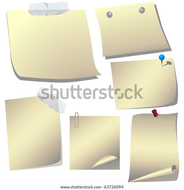 Natural Colored Papers Vector Stock Vector (Royalty Free) 63726094 ...