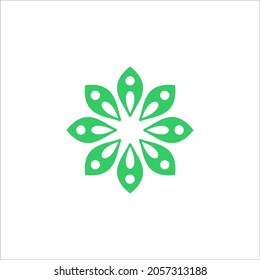 natural community logo vector template sign