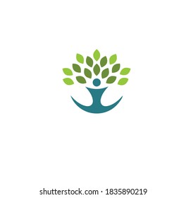 naturbelassenes Firmenlogo, Vektorvorlage 