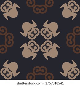 Natural computer generated seamless pattern design