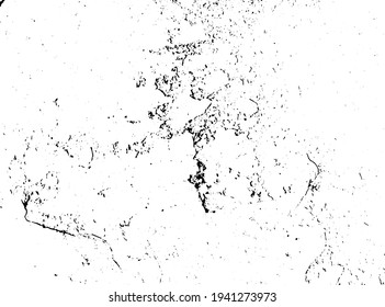 Natural cracks background. Vector overlay texture of cracked surface. One color graphic resource.