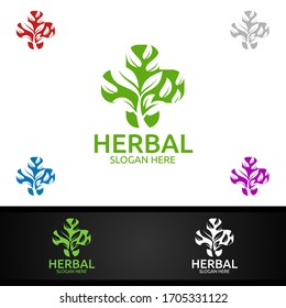 Natural Cross Medical Hospital Logo for Emergency Clinic or Volunteers Concept