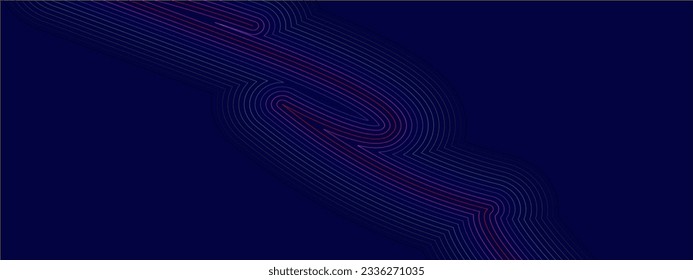 fondo azul oscuro natural y líneas geométricas