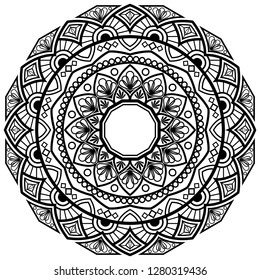 Natural decorative mandala vector for your any kind of media printout. - Vector