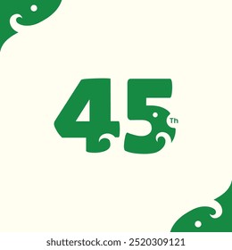 Natural Design Number Anniversary Celebrate