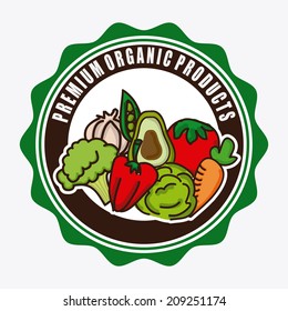 natural design over white  background vector illustration