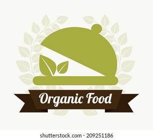 natural design over white  background vector illustration