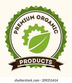 natural design over white background vector illustration