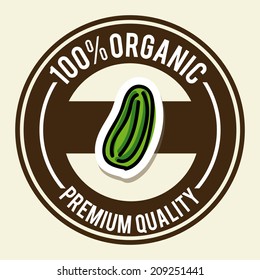 natural design over white background vector illustration