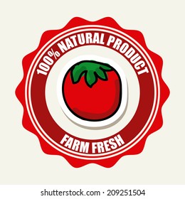 natural design over white background vector illustration