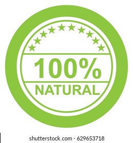 natural design stamp vector