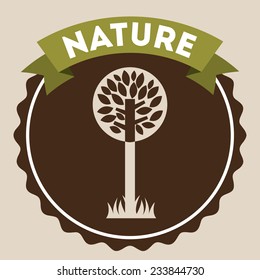 natural  design , vector illustration