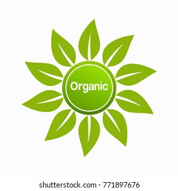 natural design vector on a white background
