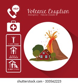 natural disaster design, vector illustration eps10 graphic 