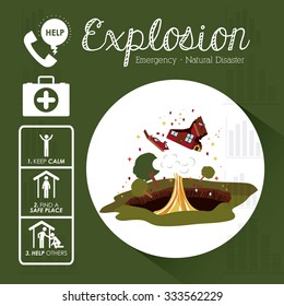 natural disaster design, vector illustration eps10 graphic 