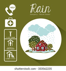 natural disaster design, vector illustration eps10 graphic 