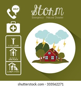 natural disaster design, vector illustration eps10 graphic 