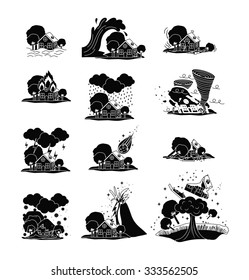 natural disaster design, vector illustration eps10 graphic 