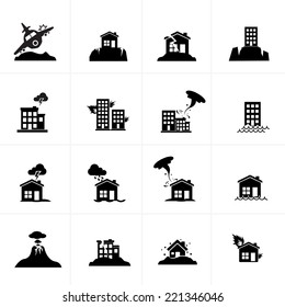 Natural Disaster Icon Set