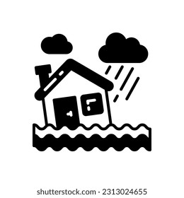 Icono de Desastre Natural en vector. Ilustración